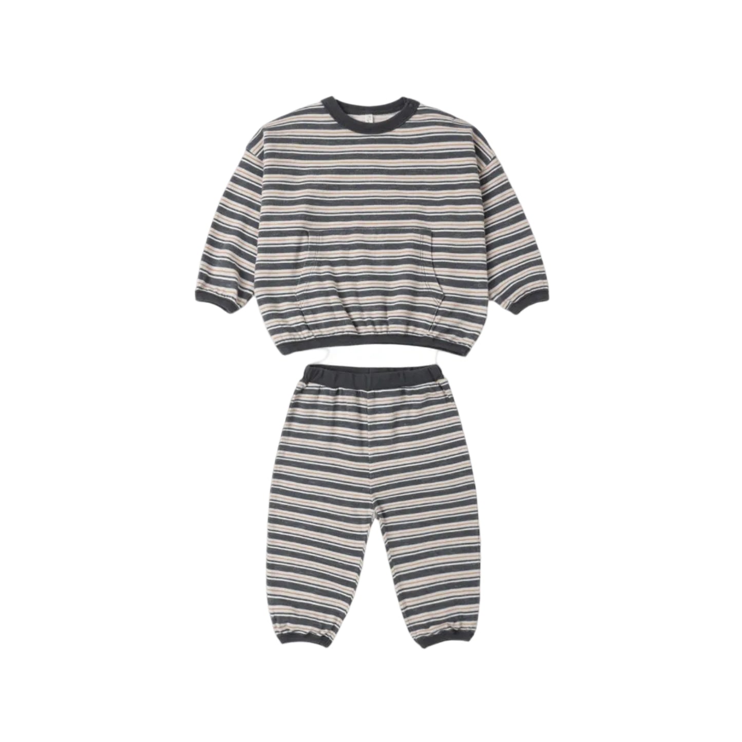 Relaxed Set Blue Stripe, Midnight