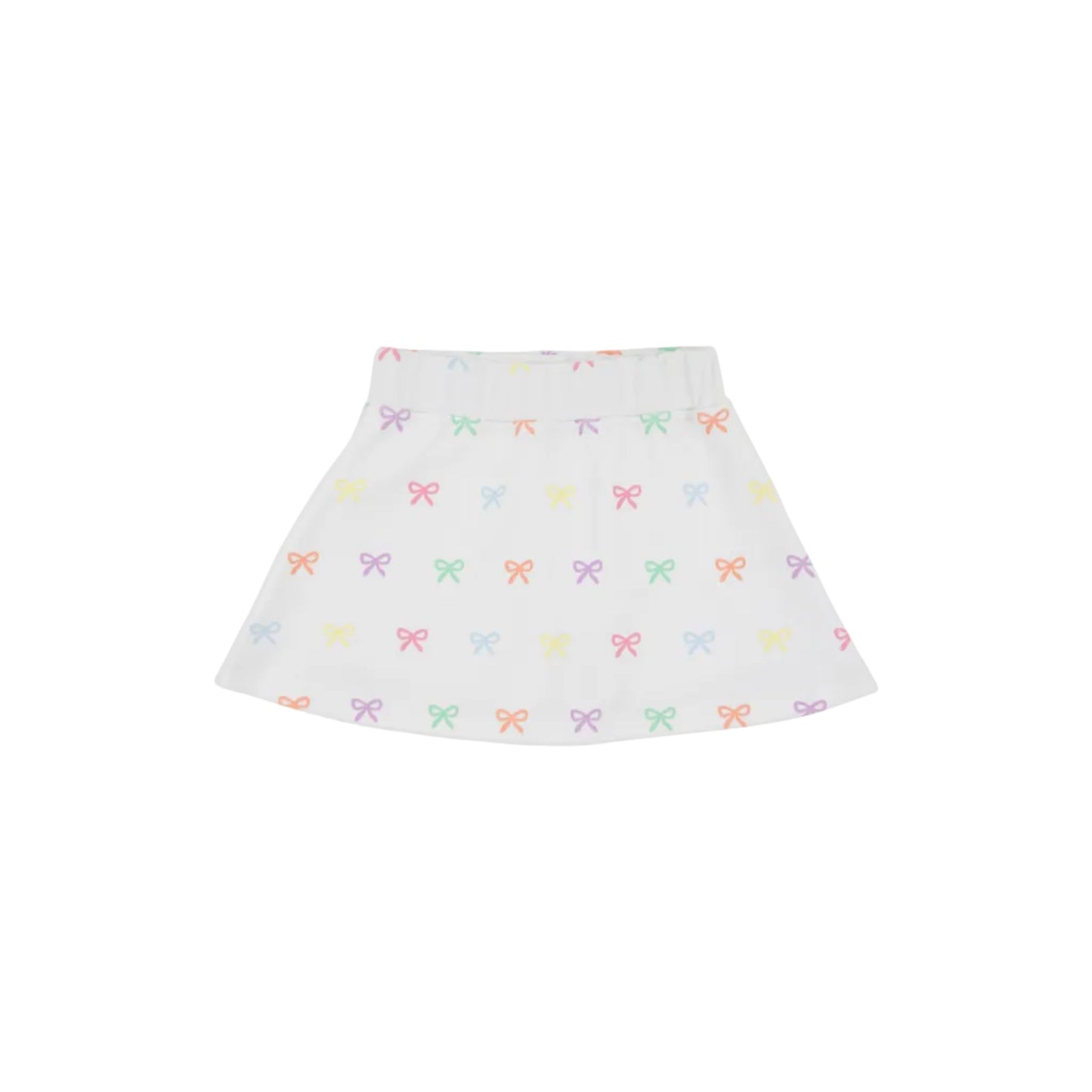 Searcy Skort- Heavy Weight, Bitty Bows (Worth Ave. White)