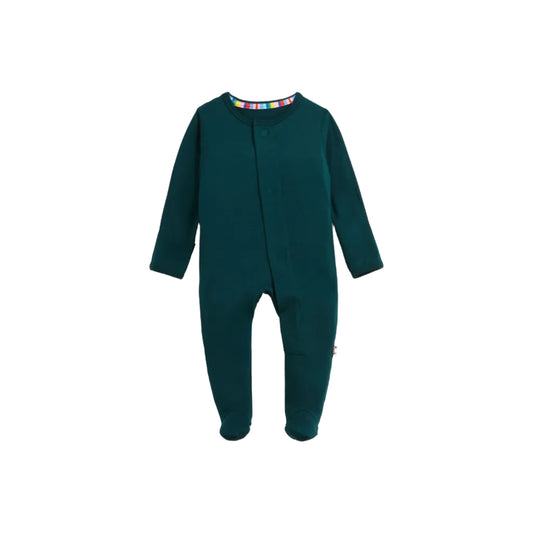 Green Solid Modal Footie