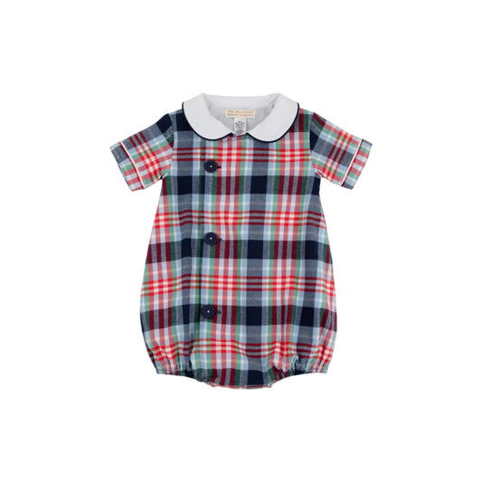 Brock Bubble, Flannel, Covington Cottage Plaid/Worth Ave White