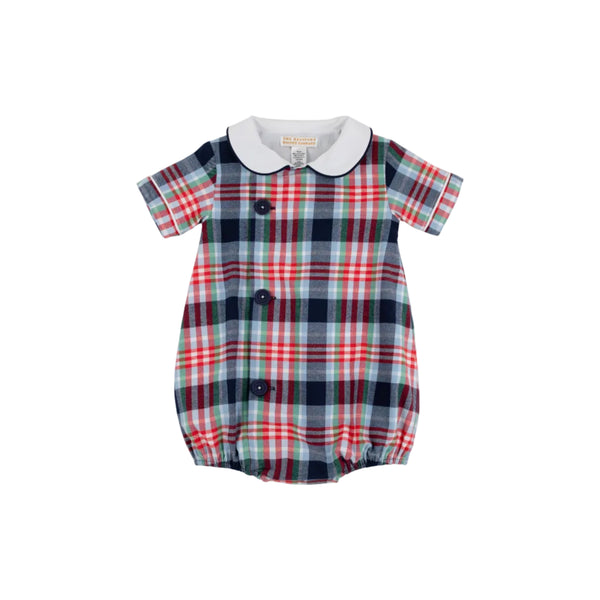 Brock Bubble, Flannel, Covington Cottage Plaid/Worth Ave White