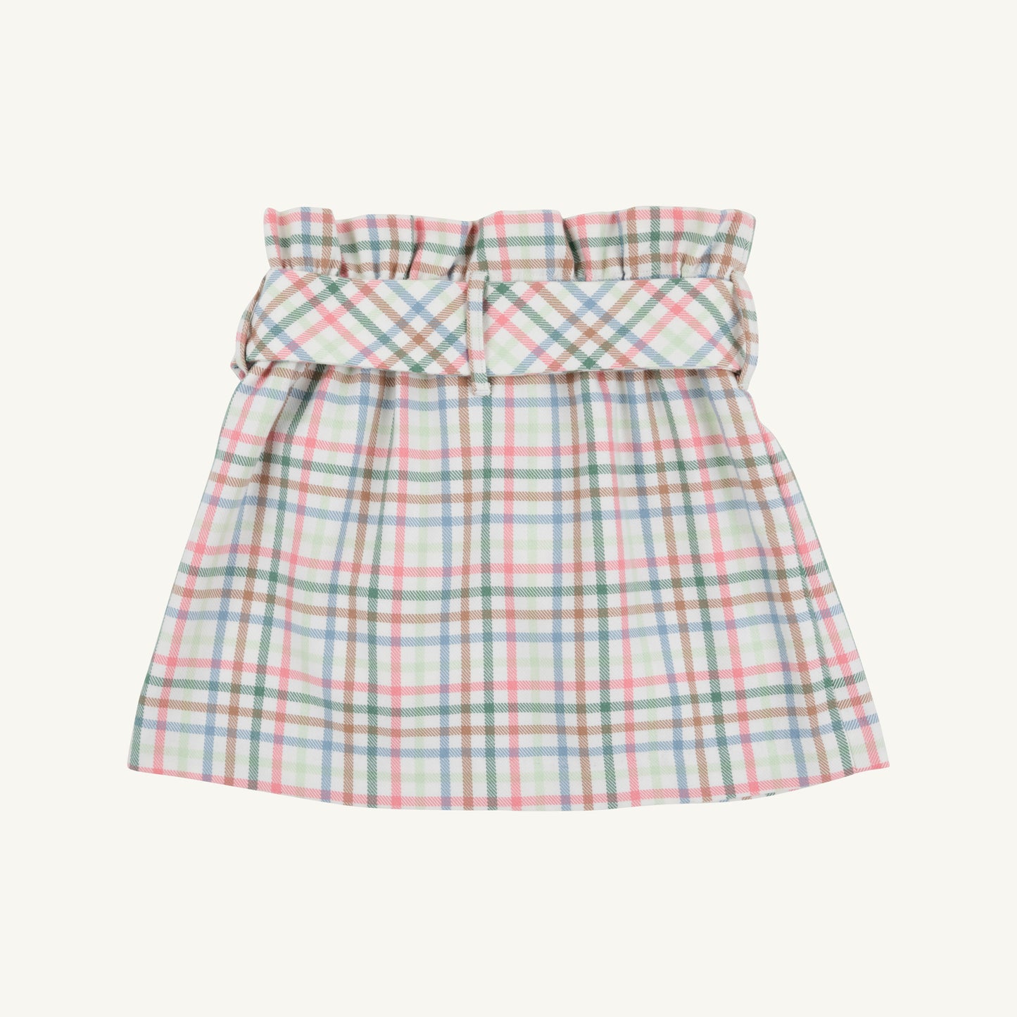 Beasley Bow Skirt, Woven Yarn, Manalapan Plaid