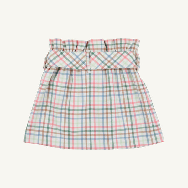Beasley Bow Skirt, Woven Yarn, Manalapan Plaid