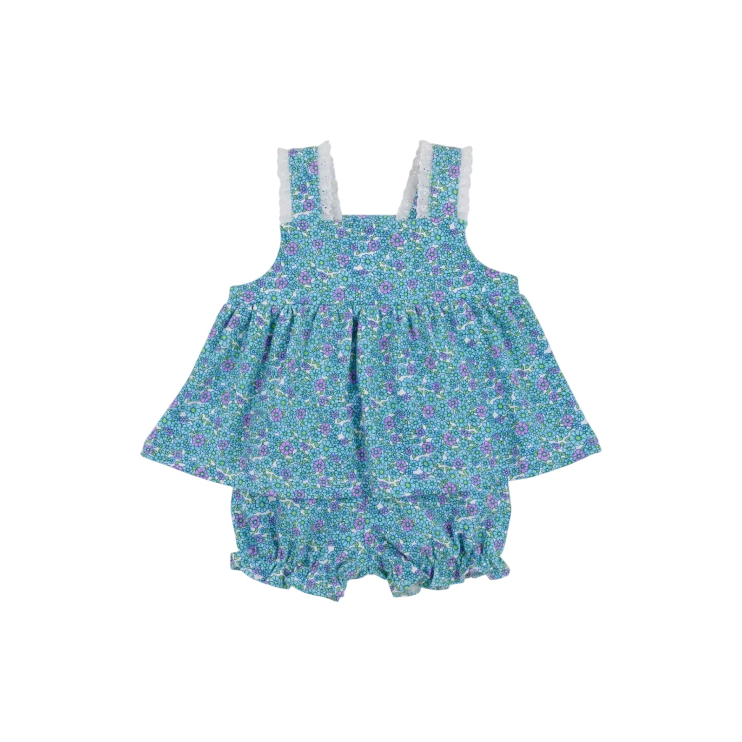 Babs Bloomer Set Fitzroy Floral/ Worth Avenue White