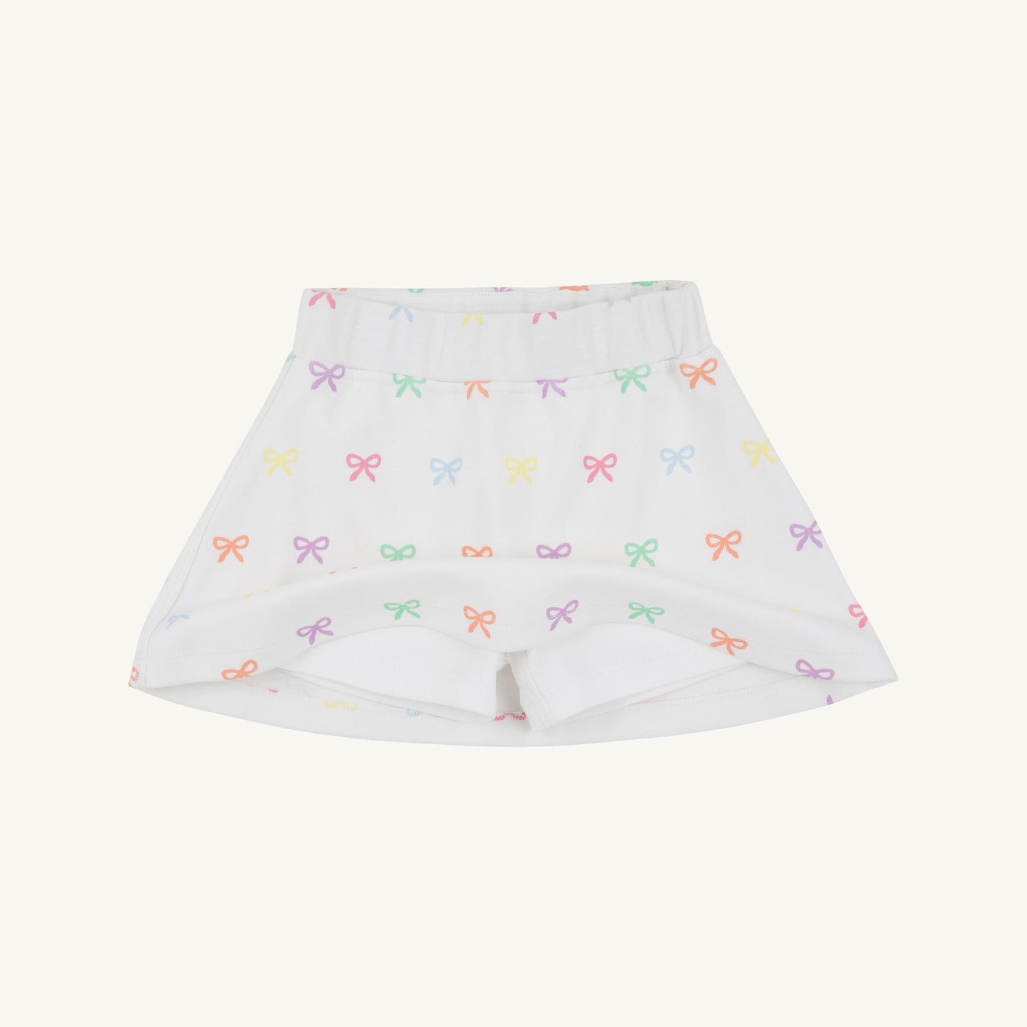 Searcy Skort- Heavy Weight, Bitty Bows (Worth Ave. White)