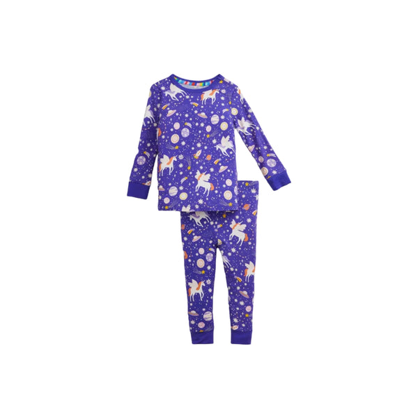 Galaxy Glittercorn Modal L/S Long Pant PJ