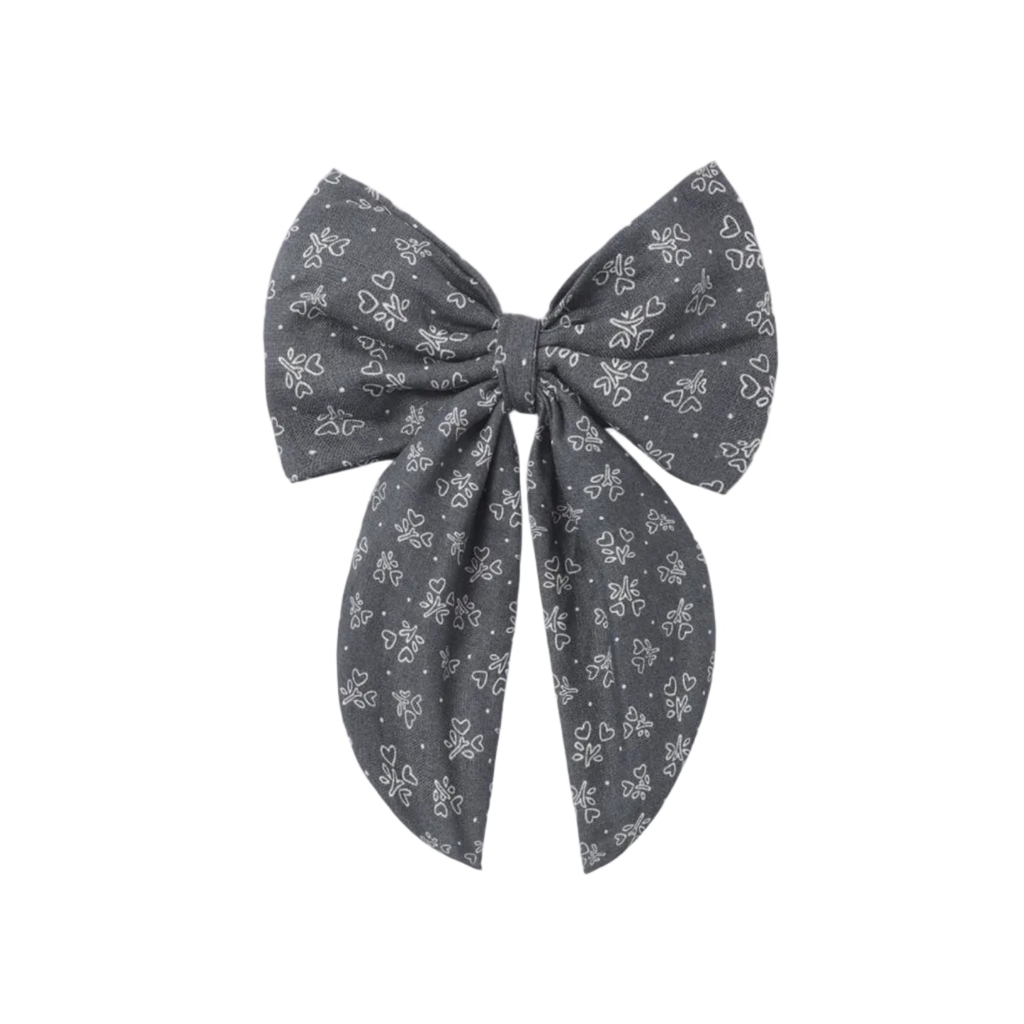Oversized Bow, Heart Ditsy