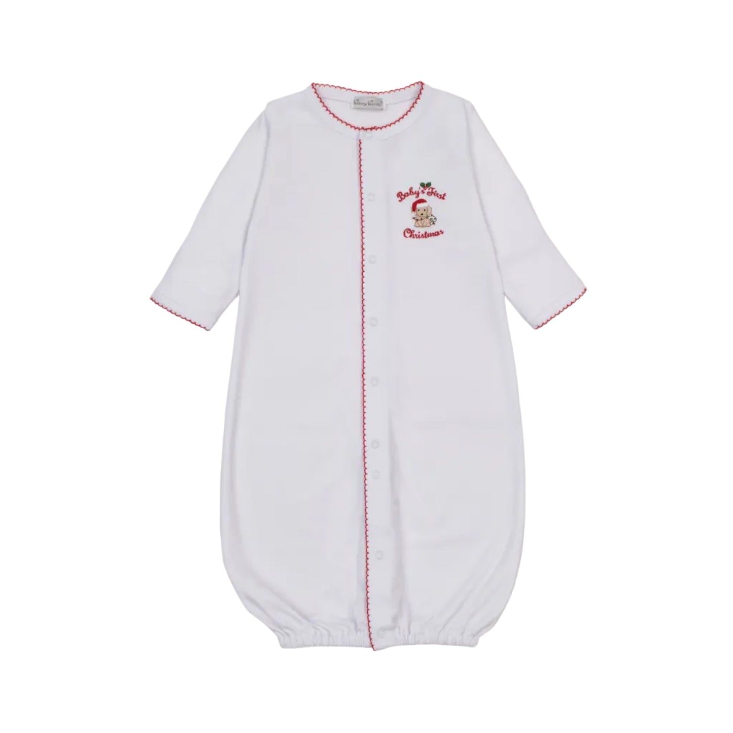 Baby's First Christmas White/Red Converter Gown