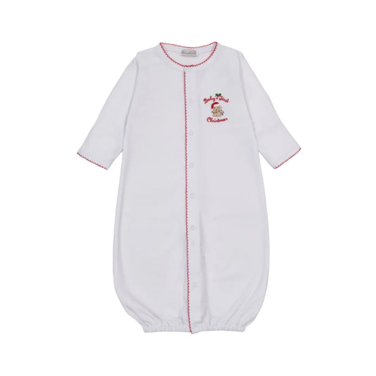 Baby's First Christmas White/Red Converter Gown
