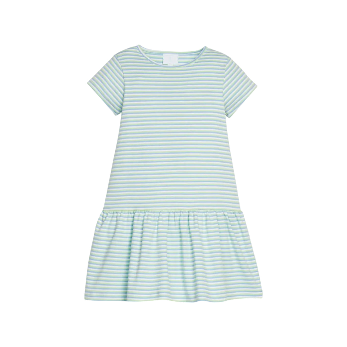 Kari T-Shirt Dress- Greenview Stripe