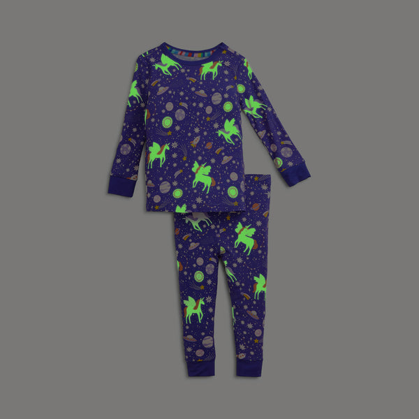Galaxy Glittercorn Modal L/S Long Pant PJ