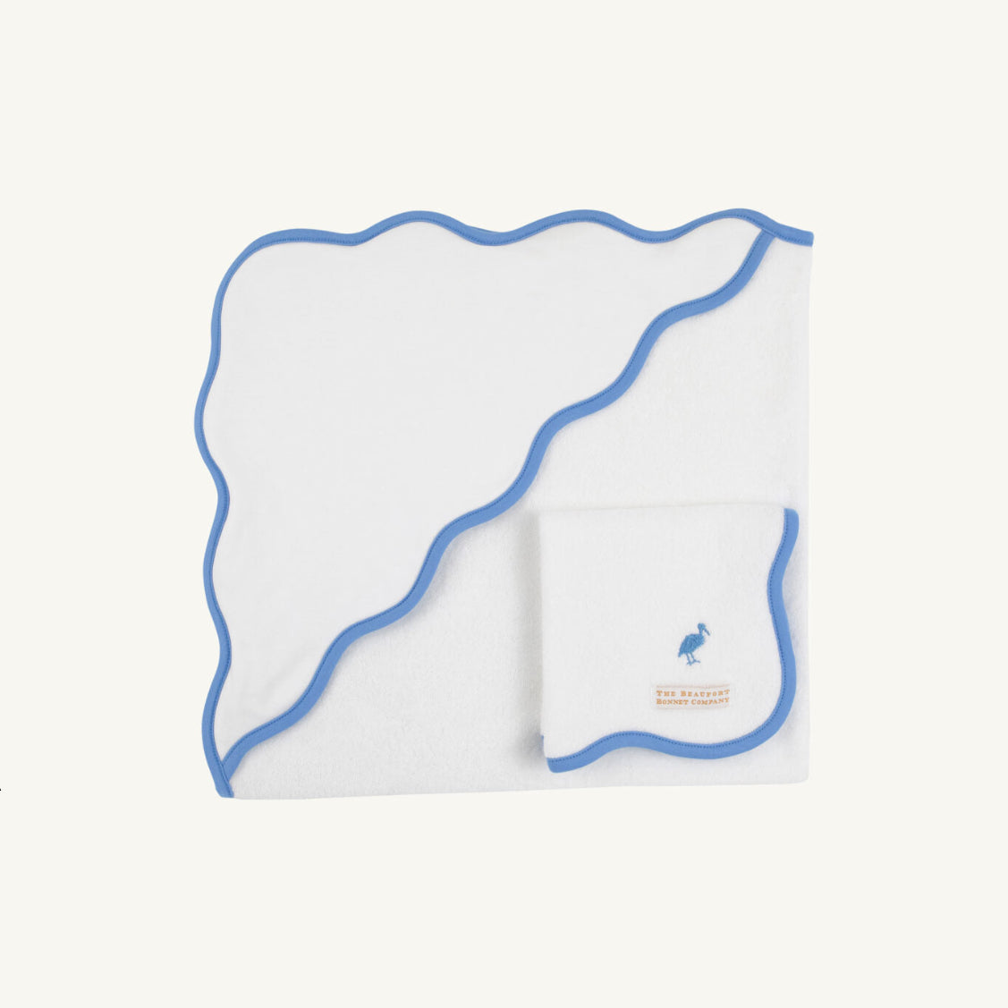 The Rub-A-Dub Gift Set- Infant, Worth Ave White/Barbados Blue