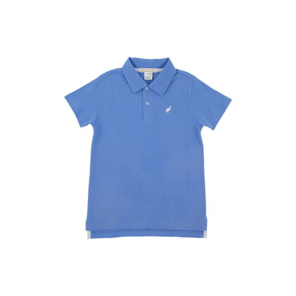 Prim and Proper Beach Polo- Sunrise Blvd Blue/Multicolor