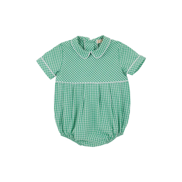 Bradford Bubble-Gibson Island Green Mini Gingham/Worth Ave White