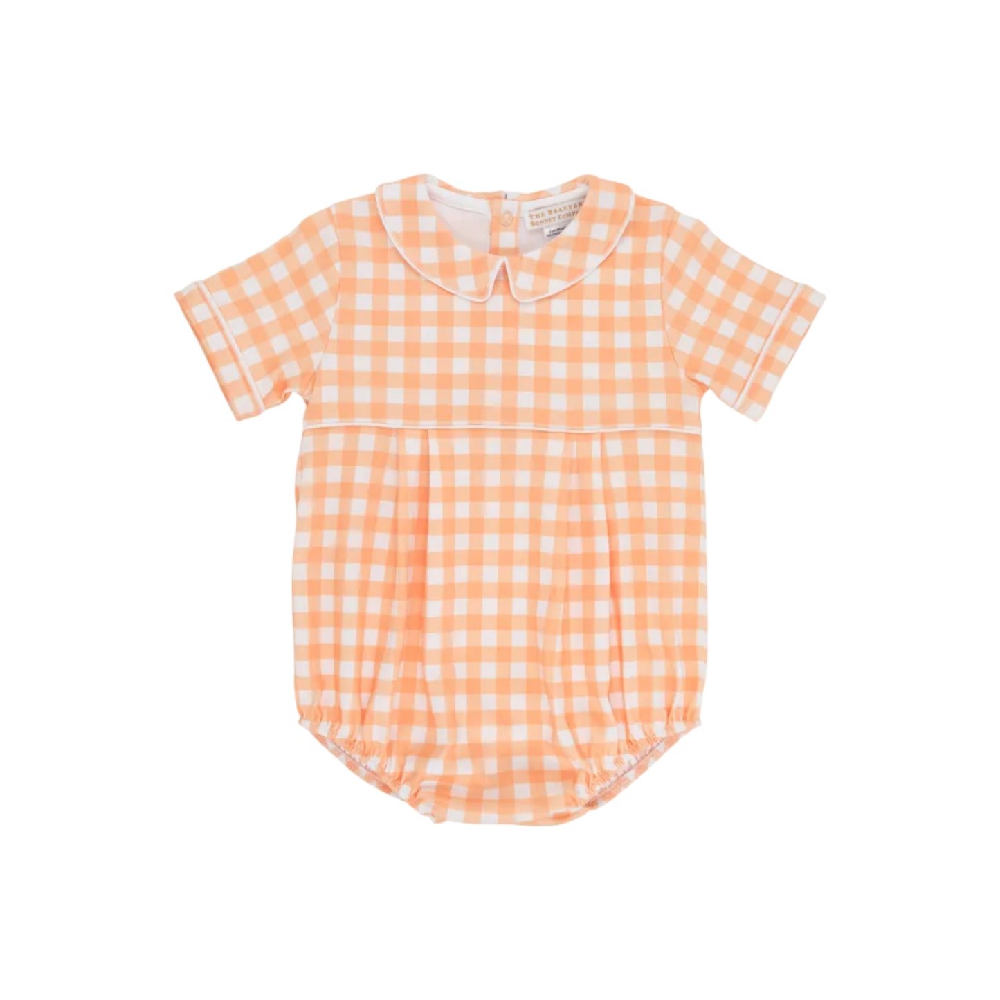 Bradford Bubble, Pima, Seashore Sherbet Gingham/Worth Ave White
