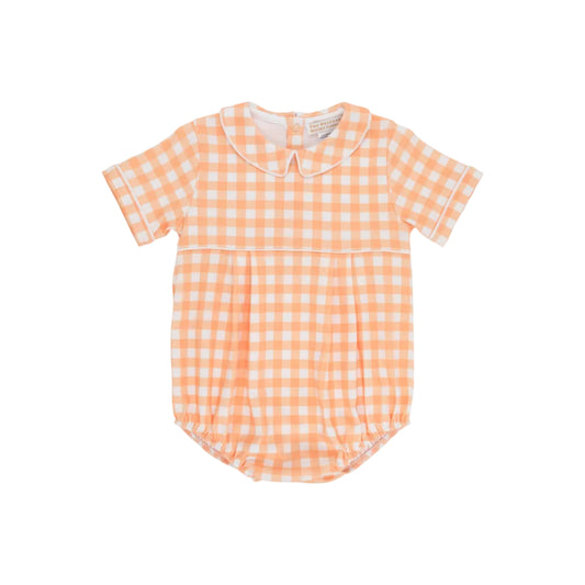Bradford Bubble, Pima, Seashore Sherbet Gingham/Worth Ave White