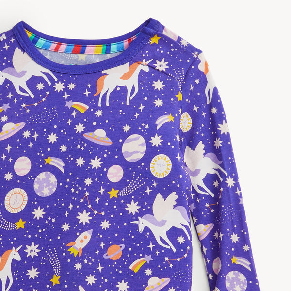 Galaxy Glittercorn Modal L/S Long Pant PJ