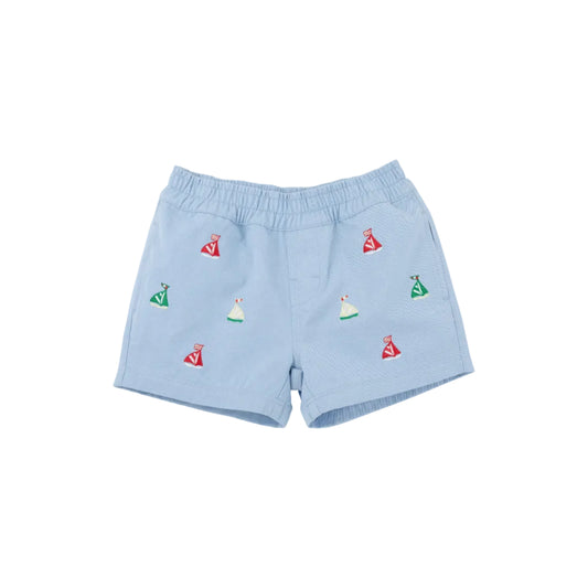 Critter Sheffield Shorts, Beale Street Blue/ Sailboats