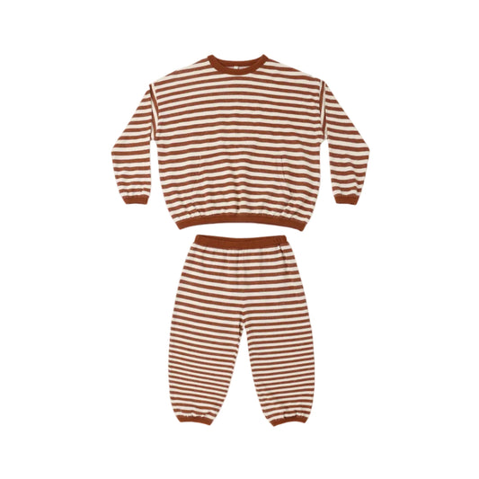 Relaxed Set- Brick Stripe