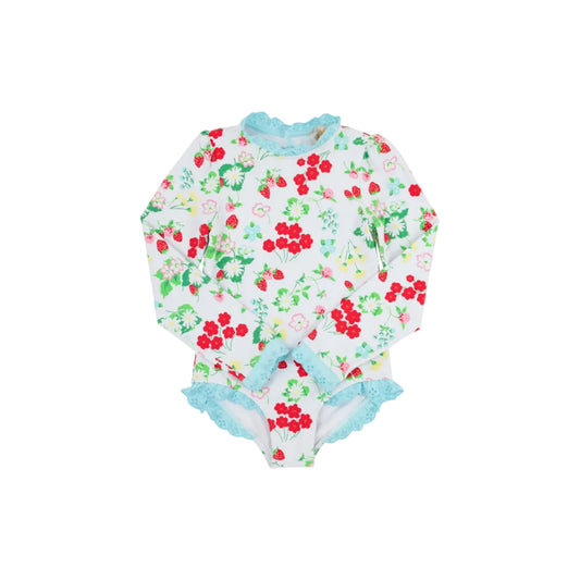 Sarasota Surf- Suit- Berry Sweet/Belhaven Blue