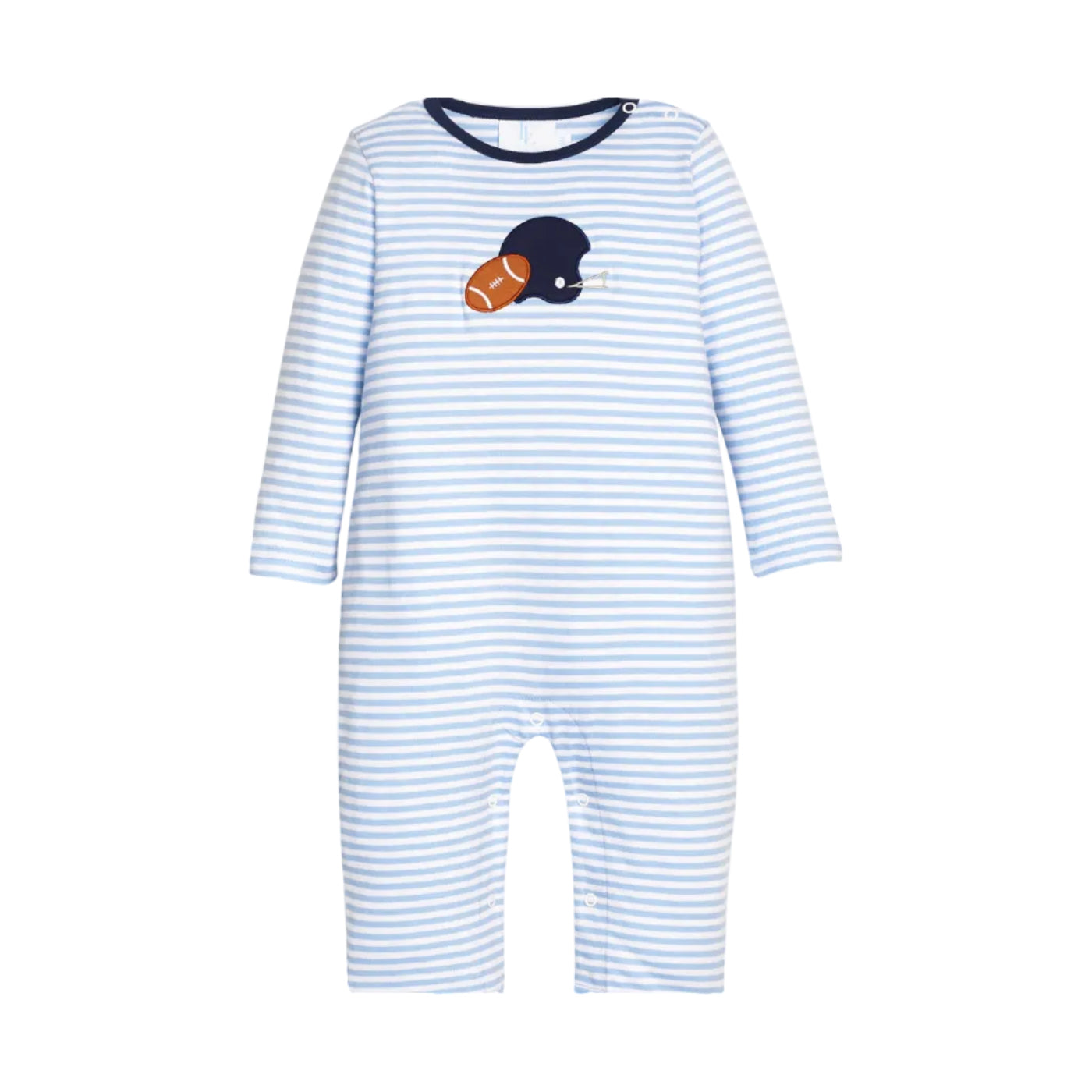 Applique Romper- Football Helmet