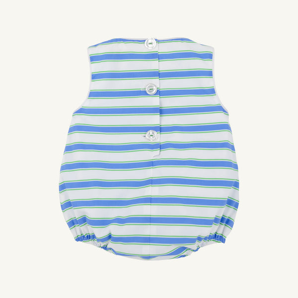 Benjamin Bubble- Broadcloth, Seabrook Stripe/Worth Ave White