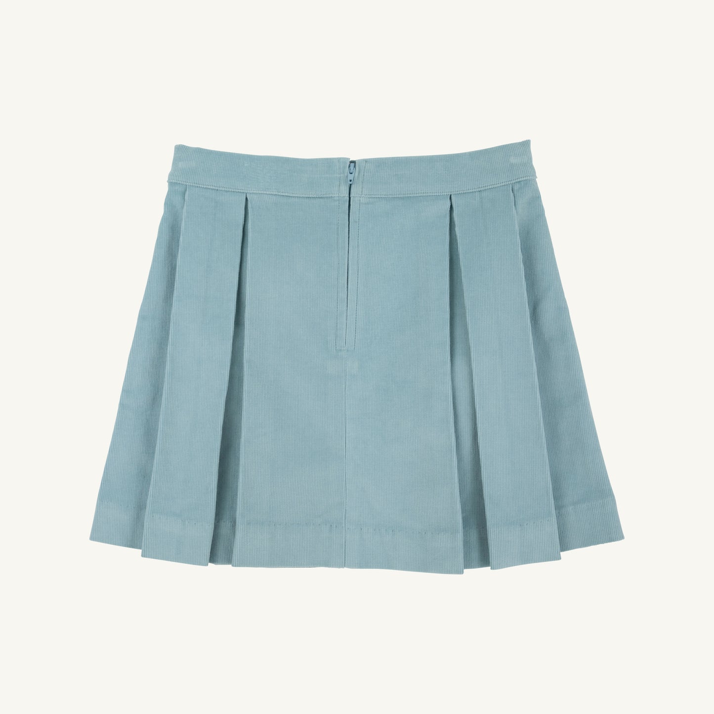 Parson Pleated Skirt- Corduroy- Old Greenwich Green