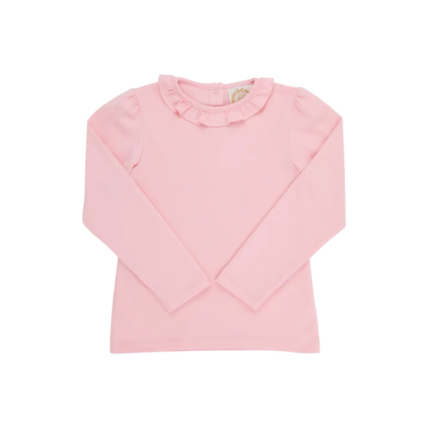 Reece Ruffle Top, Sandpearl Pink