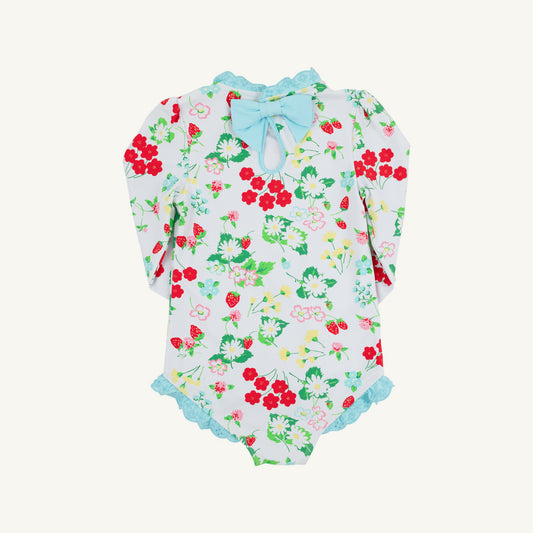 Sarasota Surf- Suit- Berry Sweet/Belhaven Blue