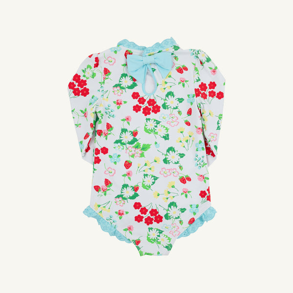 Sarasota Surf- Suit- Berry Sweet/Belhaven Blue