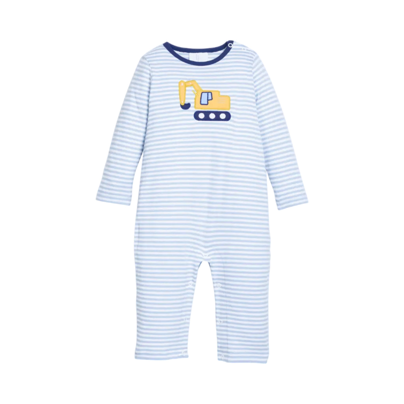 Applique Romper- Excavator
