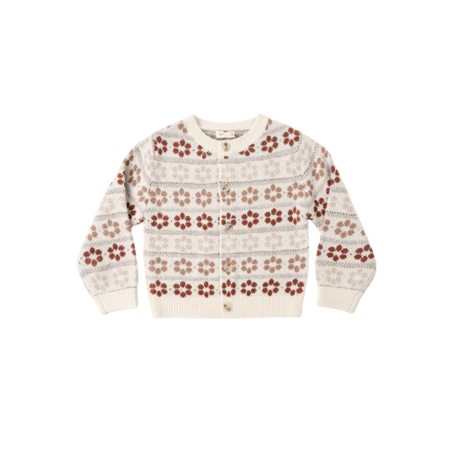 Cheyenne Cardigan- Flower Fair Isle