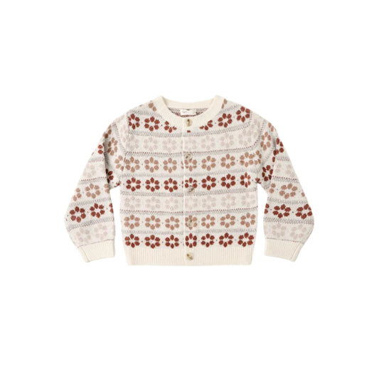 Cheyenne Cardigan- Flower Fair Isle