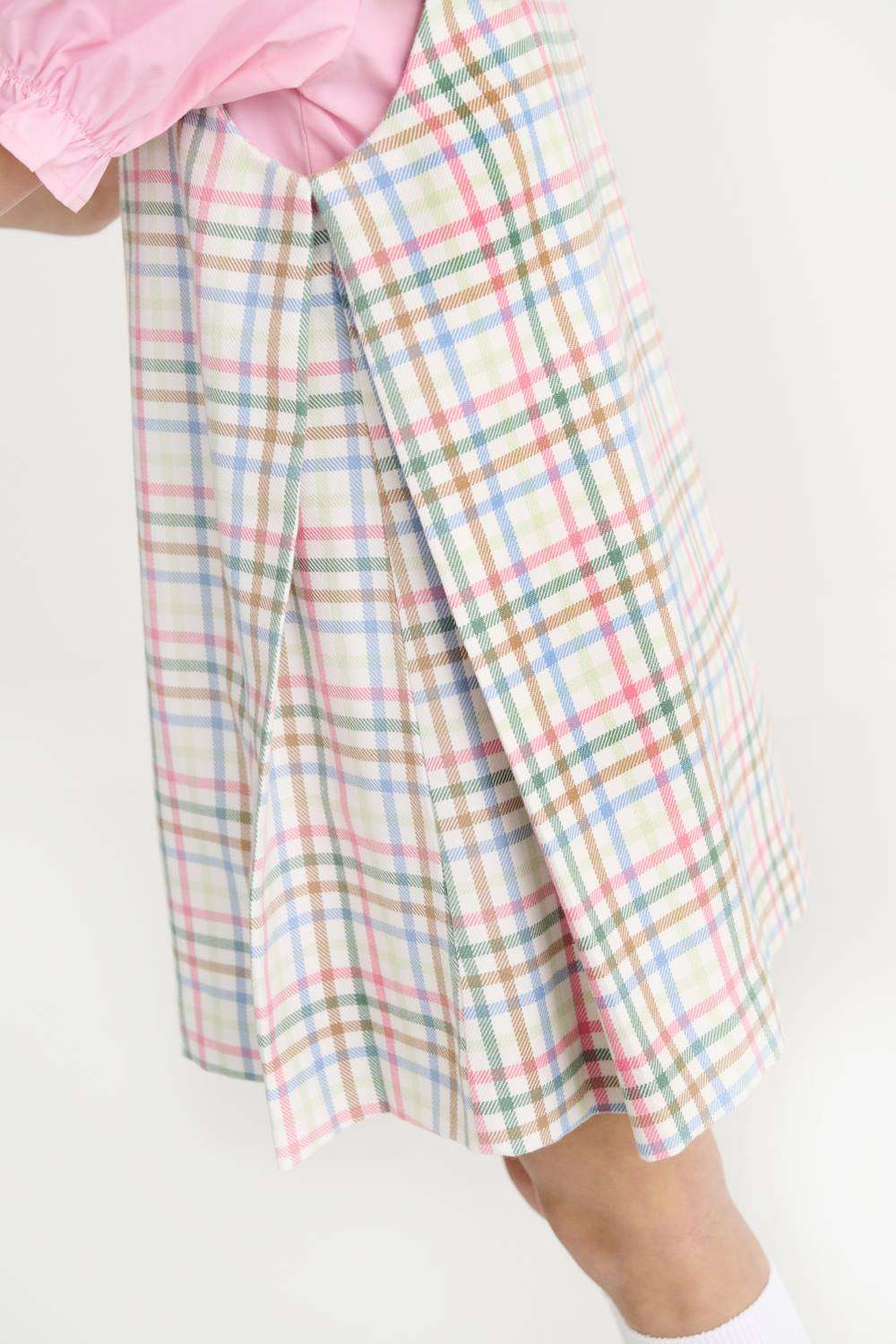 Pleated Ginny Jumper, Manalapan Plaid