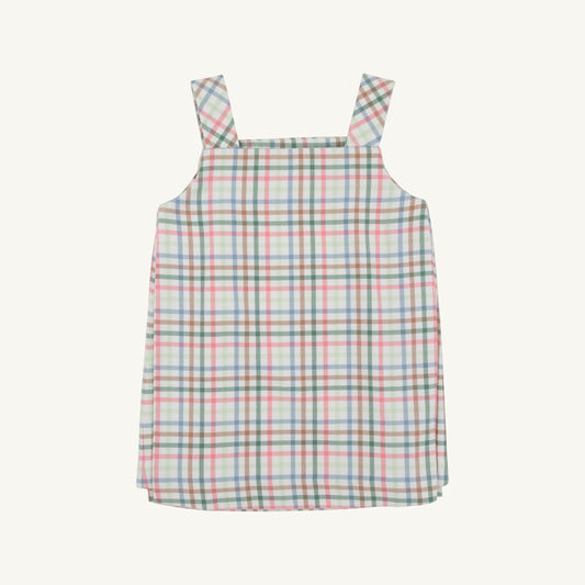 Pleated Ginny Jumper, Manalapan Plaid