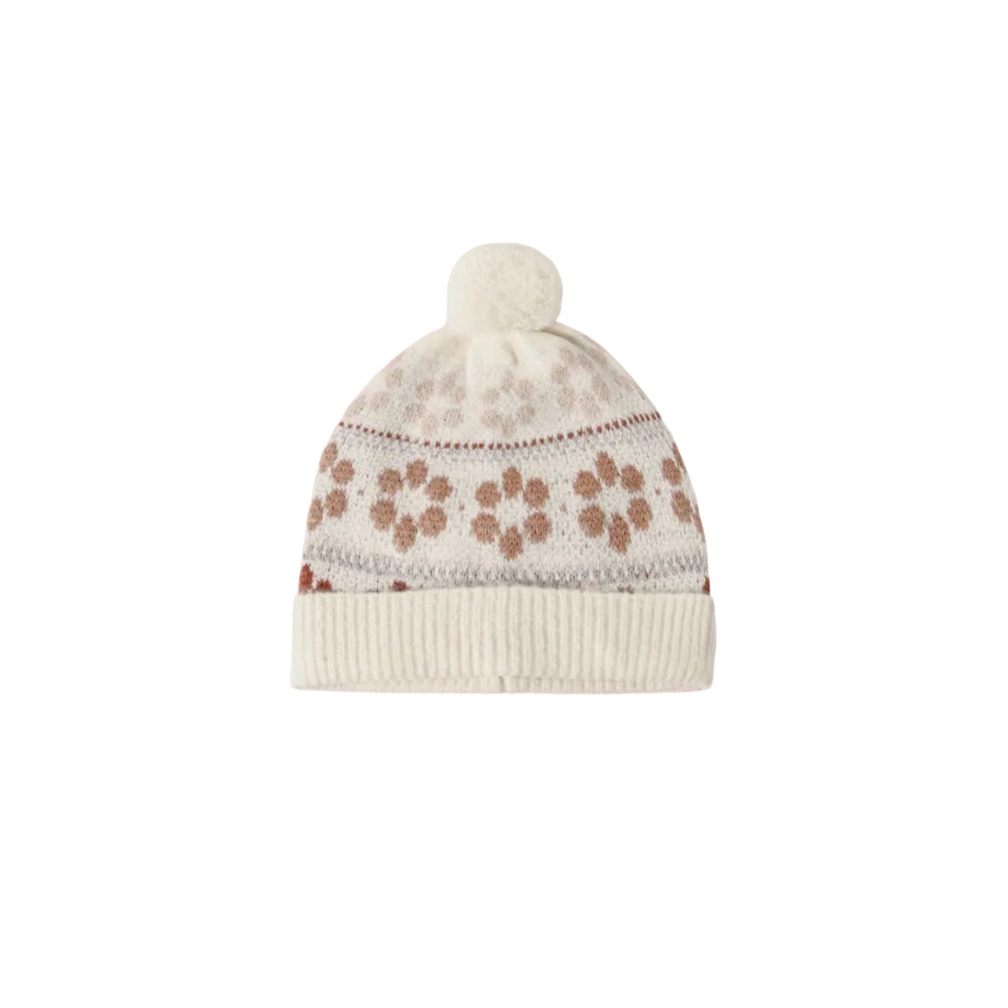 Beanie- Flower Fair Isle
