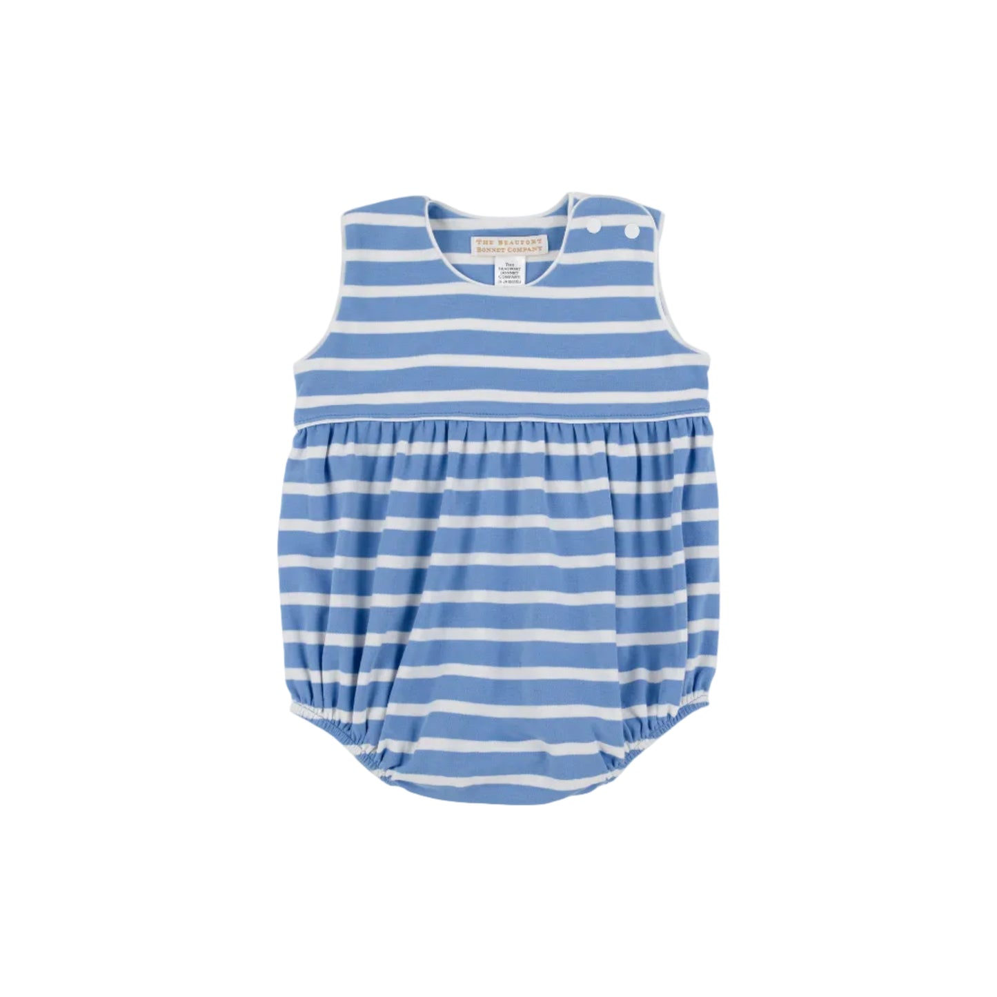 Barlett Bubble Pima, Barbados Blue Stripe/Worth Ave. White