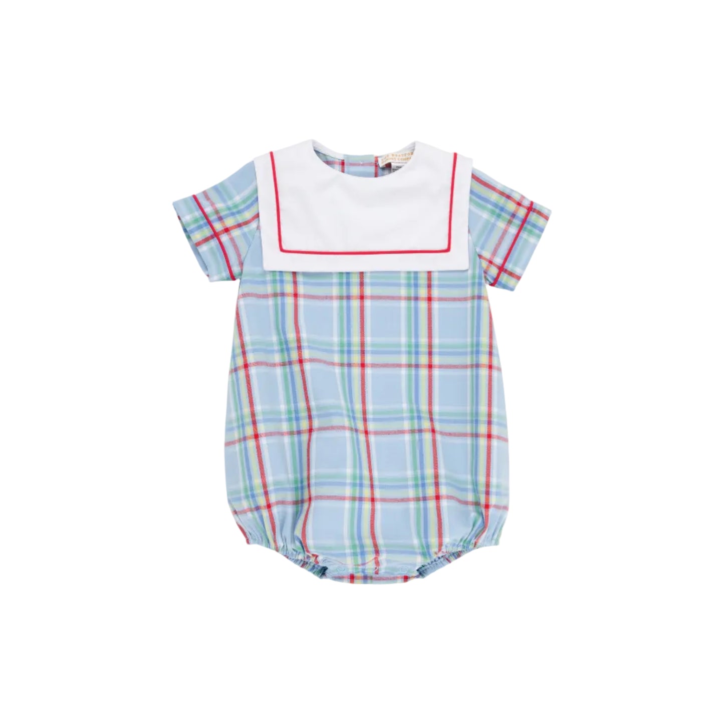 Townes Top Sail Bubble- Woven Yarn, Kensington Court Plaid/Worth Ave White