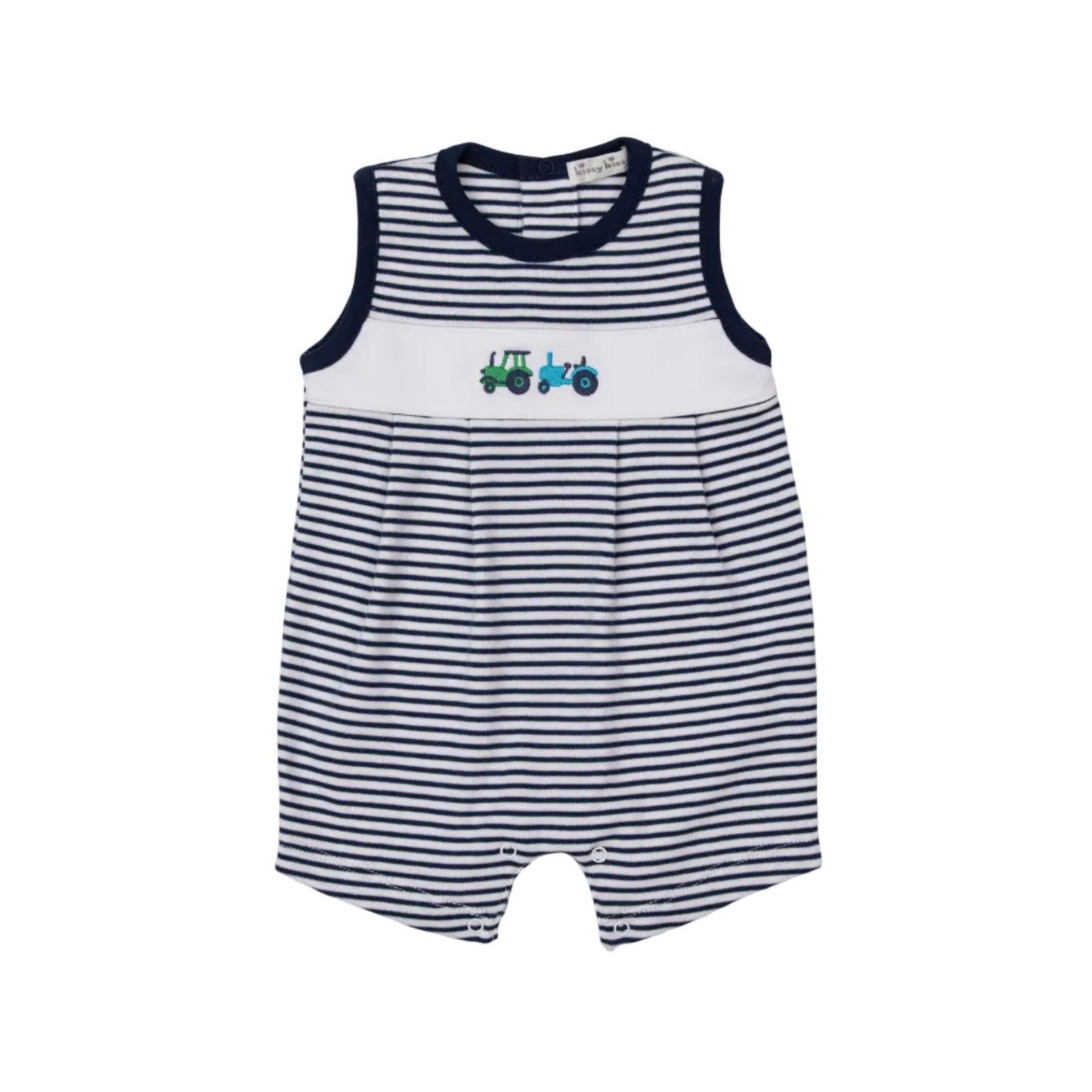 Trusty Tractors- Slvless Playsuit- STR