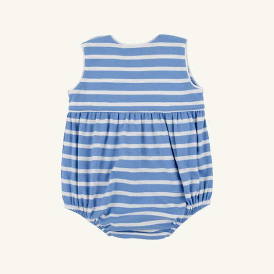 Barlett Bubble Pima, Barbados Blue Stripe/Worth Ave. White