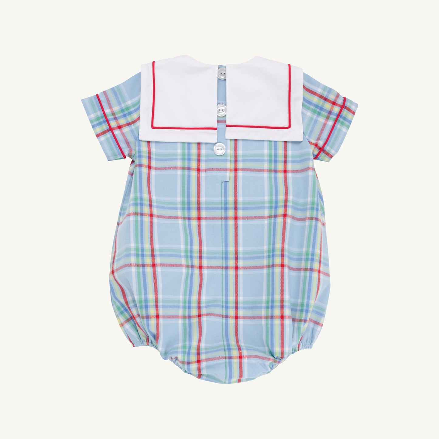 Townes Top Sail Bubble- Woven Yarn, Kensington Court Plaid/Worth Ave White