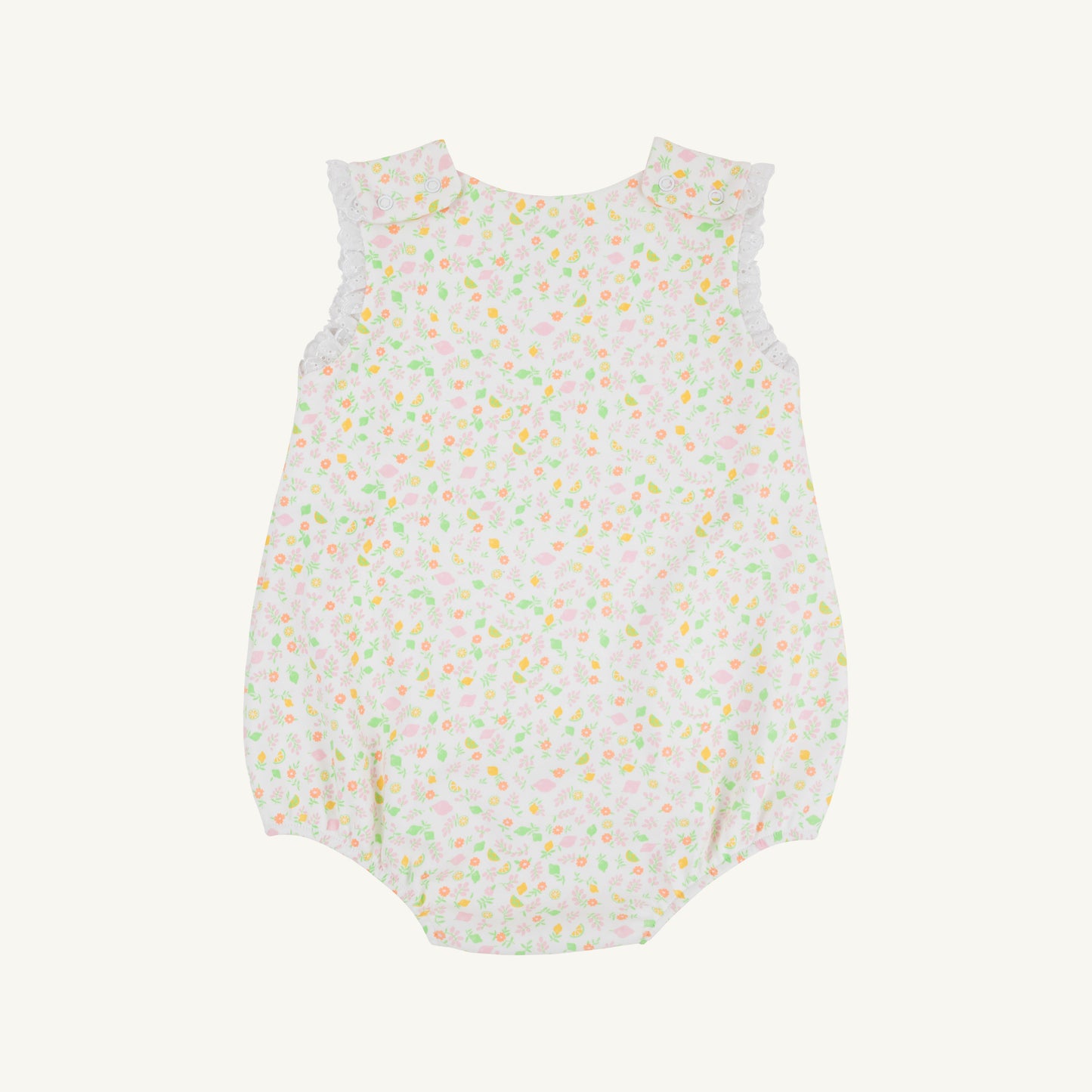 Brooksy Bubble- Heavy Weight Knit, Citrus Style/Worth Ave White
