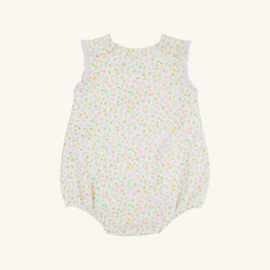 Brooksy Bubble- Heavy Weight Knit, Citrus Style/Worth Ave White