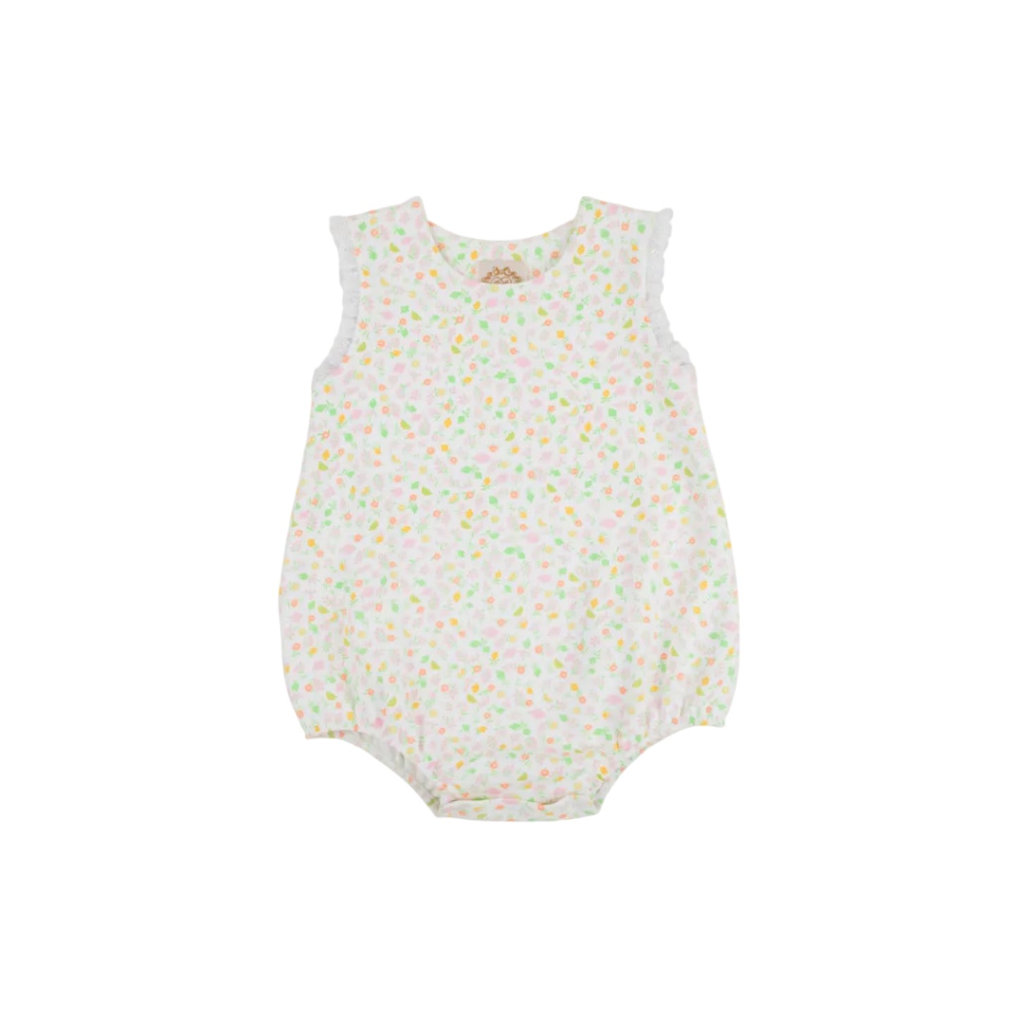 Brooksy Bubble- Heavy Weight Knit, Citrus Style/Worth Ave White