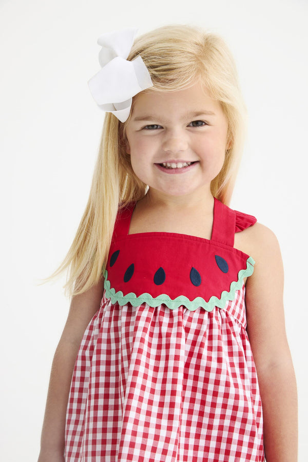 Nancy's Novelty Set- Woven Dyed Yarn- Richmond Red Gingham/Richmond Red