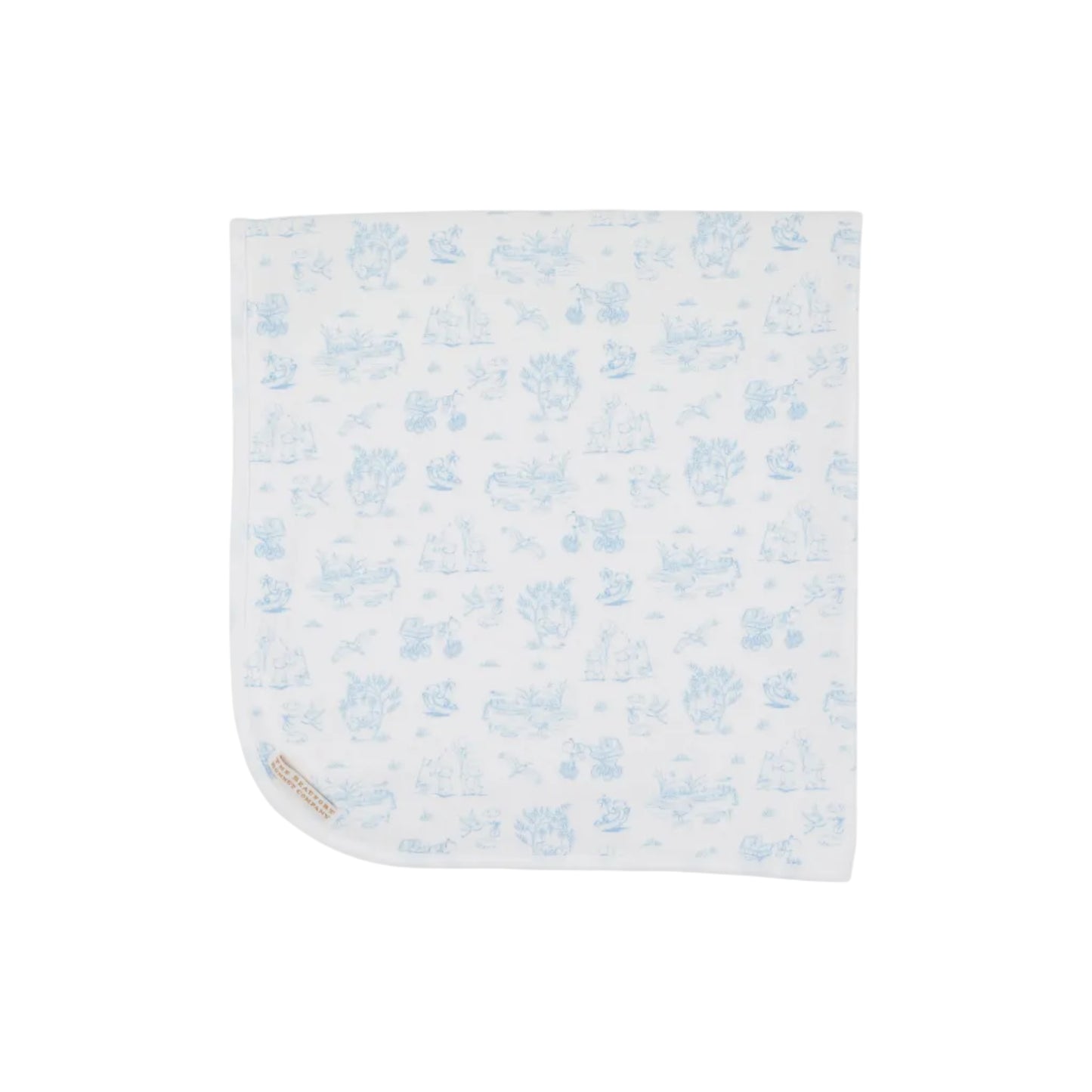 Baby Buggy Blanket, Sir Propers Sweet Arrival (Beale Street Blue)