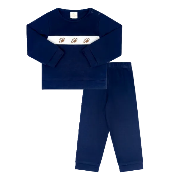 Bayou Play Set- Napa Navy, Football