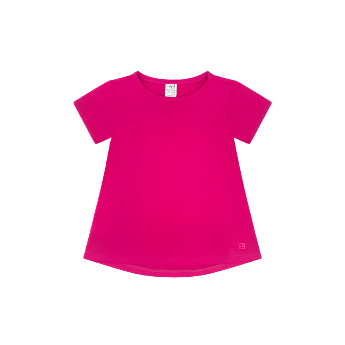 Bridget Basic Tee- Power Pink