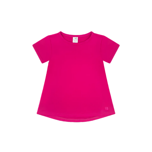 Bridget Basic Tee- Power Pink