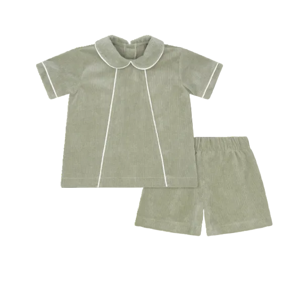 Adam Short Set, Sweetgrass Corduroy